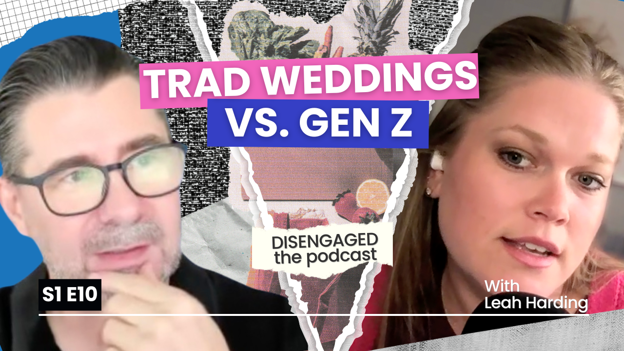 Artwork for Trad Weddings vs. Gen Z